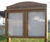Freestanding hardwood notice board - outdoor oak display case 3