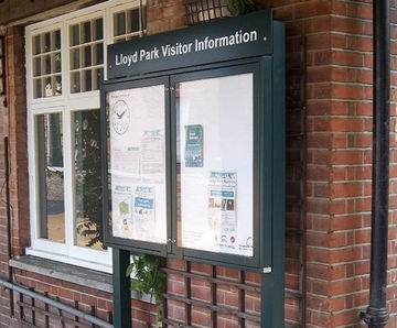 Fusilier Notice Board - stainless steel outdoor display case