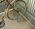 Type H Cycle Rack - galvanised steel floor bike rack for two bicycles 0