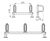 Type D Cycle Rack - galvanized steel floor bike rack for dense parking 3