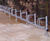 Type D Cycle Rack - galvanized steel floor bike rack for dense parking 0