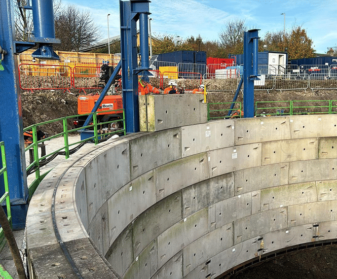 Combined stormwater attenuation tank for Yorkshire Water Dick Lane project