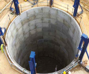 Smoothbore Shaft Linings - precast concrete tunnel shaft lining system