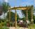 Premium PEFC-certified timber garden pergola with 90° radial 1