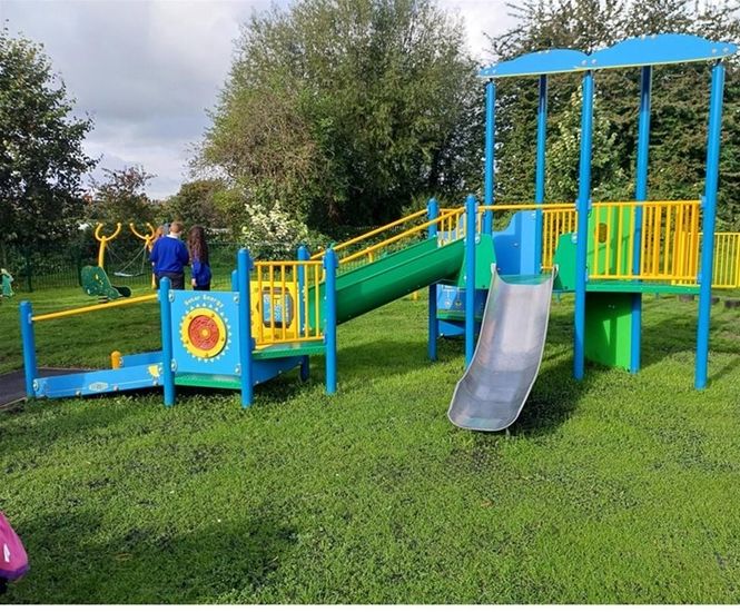 Creating a low-maintenance, inclusive play area in a small, enclosed space