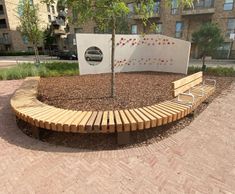 Coordinated Accoya timber seating for Gascoigne Park, Barking