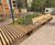 Coordinated Accoya timber seating for Gascoigne Park, Barking 4