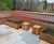 Timber seating and steel planters for Queen’s Business School, Belfast 2