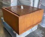 Square Water Table - geometric fibreglass water feature