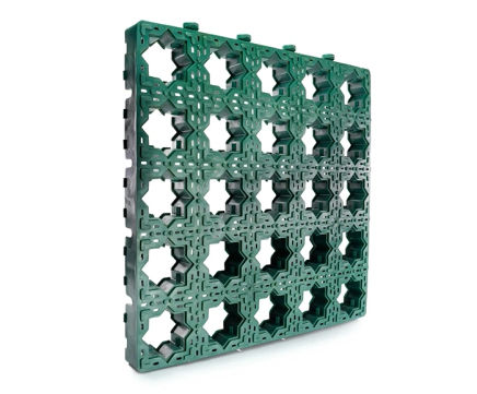 IR 35 – Green - recycled plastic grass reinforcement paver for driveways