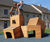 Crazy Crates Play Unit - oiled robinia wood outdoor climbing play unit 0