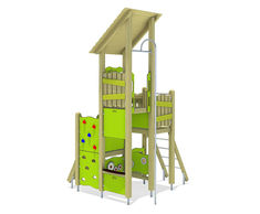 Mont Blanc Play Unit - outdoor softwood playground climbing structure