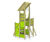 Mont Blanc Play Unit - outdoor softwood playground climbing structure 0