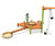 Arlo Water Play Unit - outdoor robinia wood sand and water play station 6