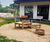 Arlo Water Play Unit - outdoor robinia wood sand and water play station 1