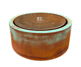 Round Water Table - fibreglass water feature - on this page