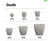 Quadik Spirit Planters - fibreglass planters with round corners 4