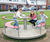 Jupiter Roundabout - stainless steel playground spinning carousel for kids 0