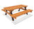 Sitmo Seating Group - outdoor oiled robinia bench and table set 3