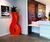 Curvy Swan - sculptural organic form fibreglass planter 4