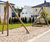 Sierra Aerial Cableway 20M - softwood playground zip line system 0