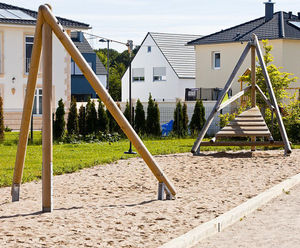 Sierra Aerial Cableway 20M - softwood playground zip line system