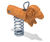 Sheep Spring Rocker - outdoor robinia wood playground spring rider 4