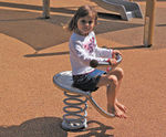 Bicycle Spring Rocker - stainless steel playground spring rider for kids
