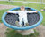 Satellite Carousel - steel playground spinner for reclining or turning 1