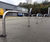 Hooped Perimeter Barriers - stainless steel vehicle access & boundary hoop 4