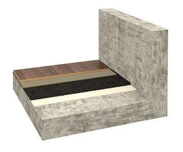 Acousticork Underlay - recycled cork soundproof flooring underlayment