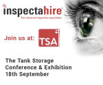 Inspectahire will be exhibiting at the Tank Storage Show on September 18
