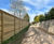 Timber industrial noise barrier and gate for wood shavings manufacturer 4