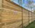 Timber industrial noise barrier and gate for wood shavings manufacturer 0