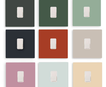 Paintables - custom colour match wiring accessory plates