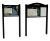 Stockholm Notice Case or Info Board - outdoor aluminium signage boards 1