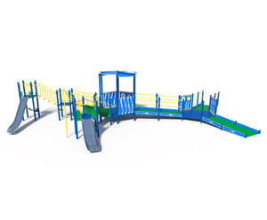 Universally Inclusive - modular steel playground unit for all abilities