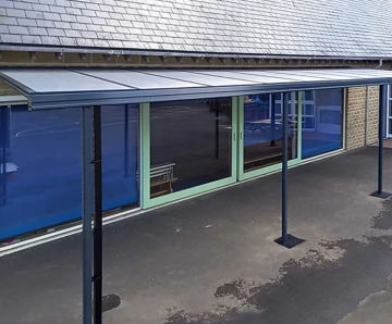 Simplicity 16 Polycarbonate - outdoor carport and porch canopy system