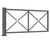 Decorative Swivel Barrier - steel traffic control barrier for urban areas 1