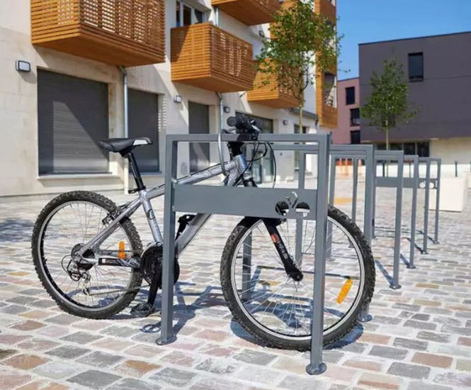Milan Bicycle Stand - steel bike rack for outdoor urban parking