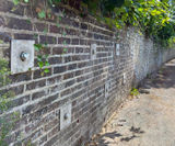 Percussion Driven Earth Anchors stabilise damaged retaining wall - Redhill - on this page