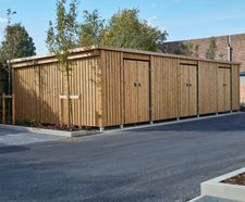 Street furniture combines functionality with aesthetic appeal at Hawkins Rd
