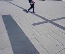 URBAXXES - customised tactile concrete paving slabs
