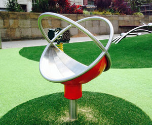 Tulip Stainless Steel Spinner - stainless steel playground spinner