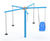 5 Way Revolver Swing - steel group playground swing for inclusive play 3