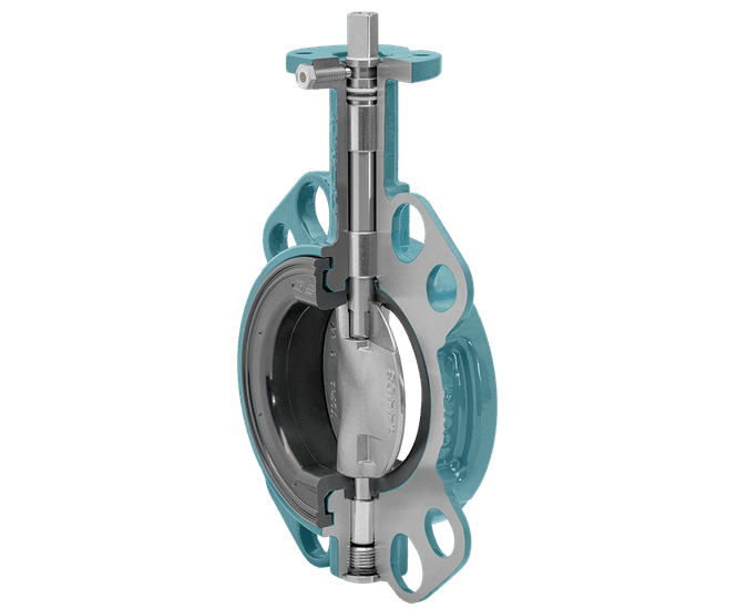 GEMÜ R481 - metal pneumatic butterfly valve for liquid flow control