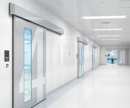 TORMAX T2 Opac Hermetic - aluminium hospital airtight sliding door system
