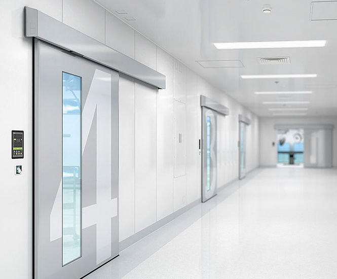TORMAX T2 Opac Hermetic - aluminium hospital airtight sliding door system