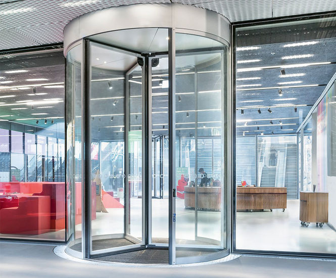 TORMAX T5 Series Classic Large - steel revolving door for large entrances