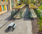 Street furniture blends functionality with environmental responsibility - on this page